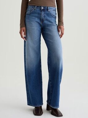 AG low rise wide leg jean